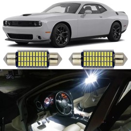 Fyre Flys 2 Ultra Bright Front Map/Dome lights for 2008-2023 Dodge Challenger 3014 Series