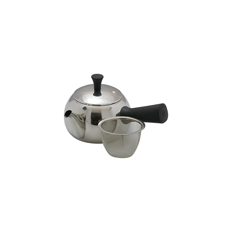 Pearl Metal HB-6457 Teapot, Horizontal Handle, 16.9 fl oz (500