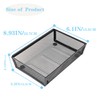 YFEEN Mesh Tray Kitchen Drawer Utensil Cutlery Tray Office Supplies