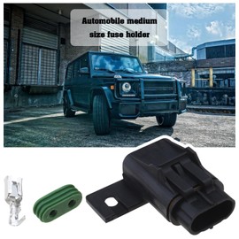 ECSiNG 4PCS Car Midi Fuse Holders with 30A Fuses for Automotive Marine Applications Electrical System Overload Short Circuit Protection