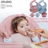 Vajillas Platos para Bebe Silicona, 8Pcs Set Alimentacion Complementaria Bebe,