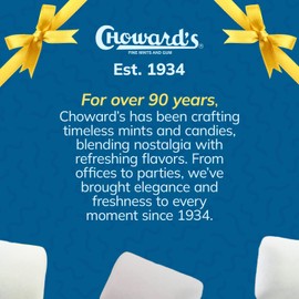 Choward's Peppermint Sugar-Free Gum | Strong Cooling Flavor | Peppermint Chewing Gum | Travel Companion | Breath Freshener Mints for Everyday Freshness | Pack of 6 (40 Pieces each bottle, 60g)