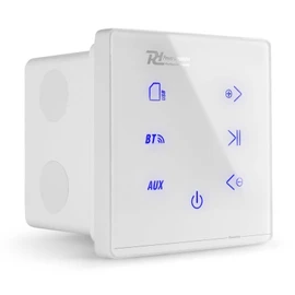 Powerline A50W in Wall Bluetooth Amplifier with USB MP3 Music Player - 2 Channel White