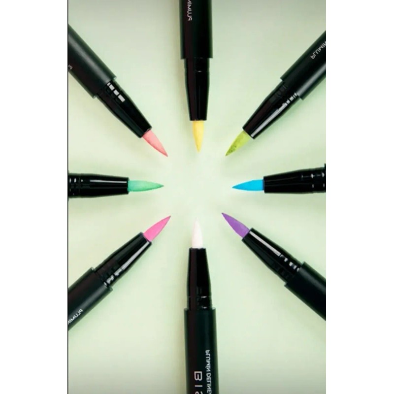 Kit Plumín Delineador Para Ojos Tonos Pastel Bissú Original