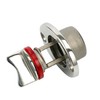 Amarine-made Oval Garboard Drain Plug Stainless Steel Boat Fits 1''