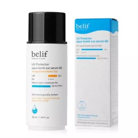 Belif 빌리프 톤업효과 프로텍터 아쿠아 세럼 UV 어드밴스드 SPF50 밤 선 PA 50ml Belif Tone-Up Effect Protector Aqua Serum UV Advanced SPF50+ PA+++ 50ml