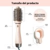 Cepillo Alaciador/rizador Y Secador De 4 En 1 Cepillo Secado