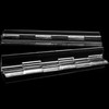 Rierdge 4 Pcs Plastic Hinges Clear, Tranparent Acrylic Hinges Mini
