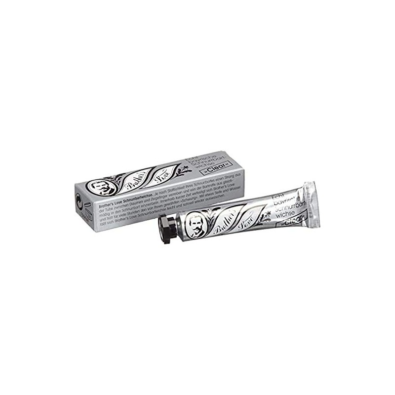 Brother's Love Moustache Wax Clear 10 ml (Pack of 2)