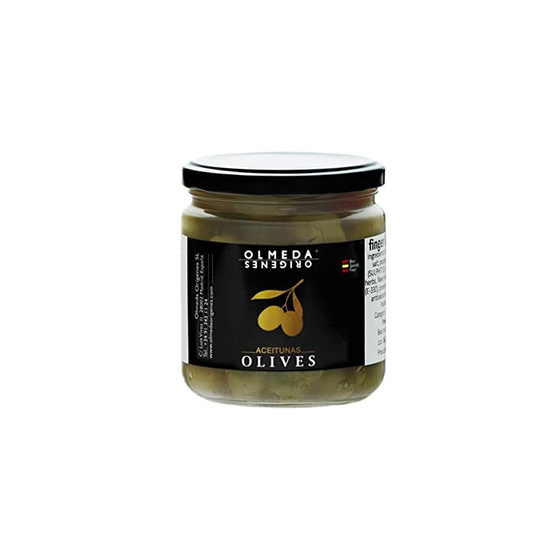 OLMEDA ORÍGENES - Olives Chupadedos - 370 gr