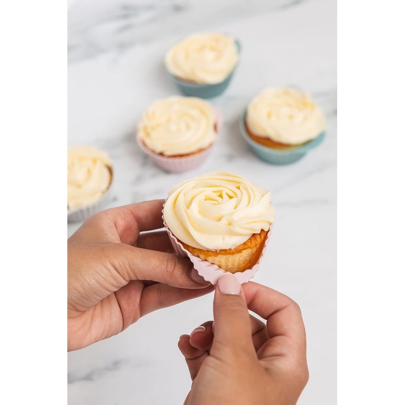 The Silicone Kitchen Reusable Silicone Baking Cup Silicone Muffin Liners