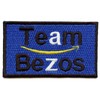 Team Bezos Box Logo Embroidered Iron On Patch