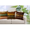 YouYee Square Decorative Cotton Linen Throw Pillow Case Cushion Cover,Ethnic
