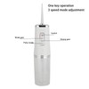 Portable Electric Dental Oral Irrigator Food Residues Removal White Teeth