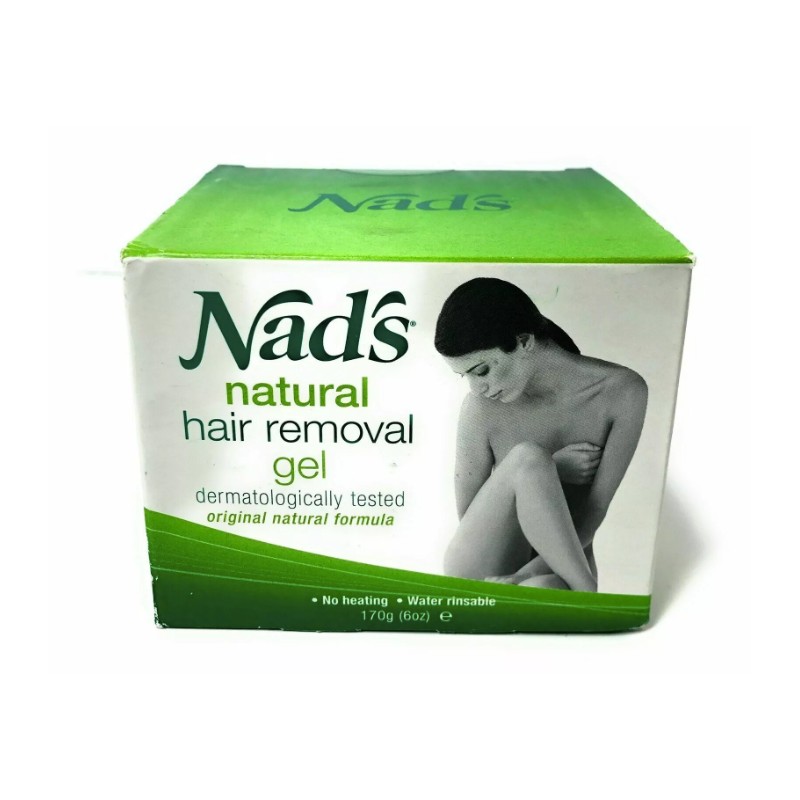 Nads Natural Hair Removal Gel Original Natural Formula 6 Oz-