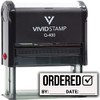 Ordered by Date (Order Complete) Self Inking Rubber Stamp (Black