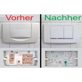 Geberit Replacement Parts Set for Repair and Conversion of Geberit Cisterns 1988-1998 to 2-Flush