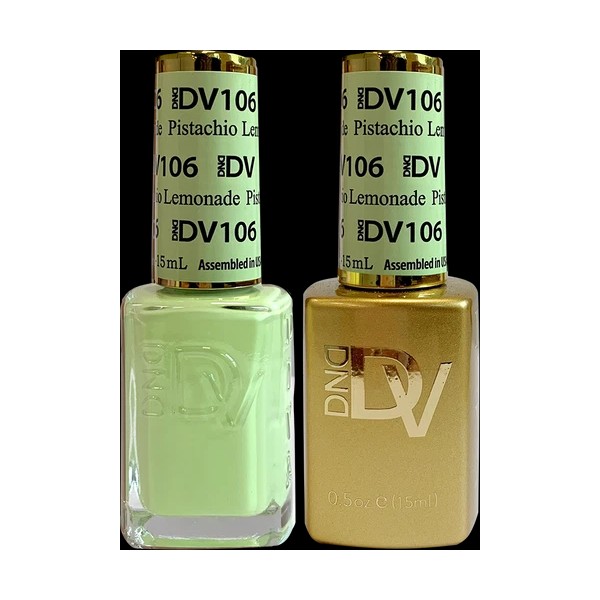 DND DUO DIVA GEL & LACQUER #106 - Pistachio Lemonade