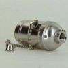 Zing Ear On-Off Pullchain Switch Nickel Plated E-26 Base Lamp