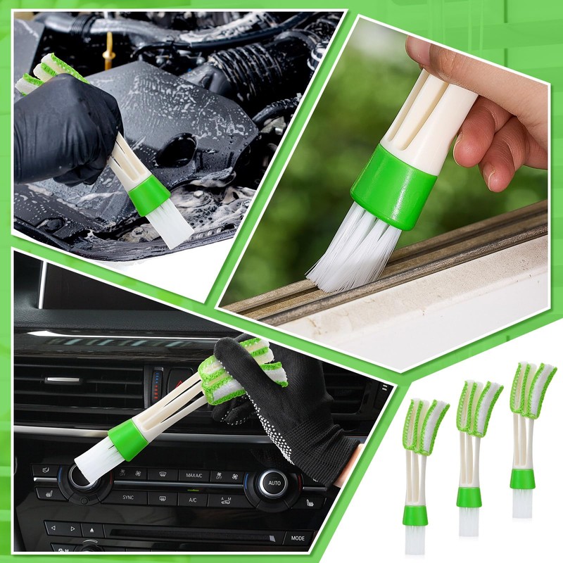 Reallnaive 12 Pcs Blind Cleaner Duster Tool Window Cleaner Duster