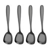 MIUPOO Square Head Spoons, Korean Style Square Spoon,Thick Heavy Stainless