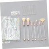 Mikinona 7pcs Crystal Makeup Brush Set DIY Empty Handle Brush