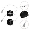 GLADFRESIT 2PCS Kitchen Sink Plugs Sealing Strong with Chain Sink
