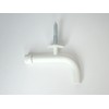 Cable Holder Lamp White Metal | Tight Cable - No