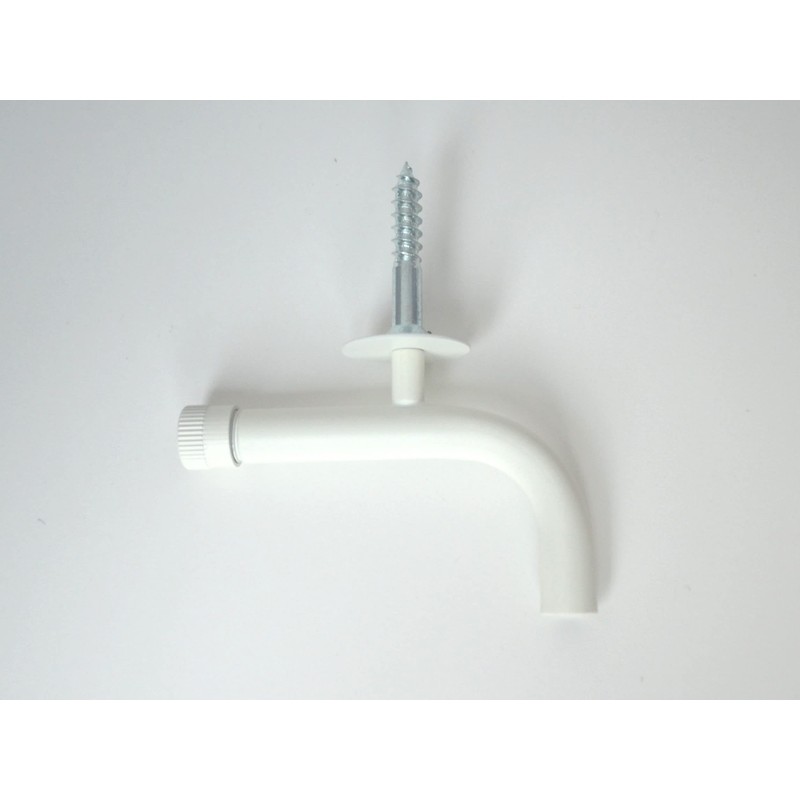 Cable Holder Lamp White Metal | Tight Cable - No