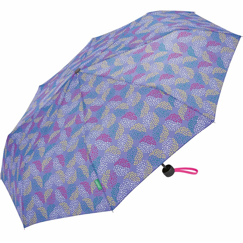 Benetton Pocket Umbrella Super Mini Dots, Pop Dots Deep Periwinkle