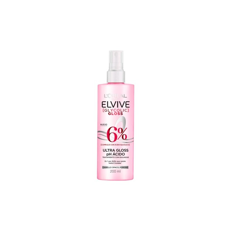 LOral Paris Elvive Tratamiento Ultra Gloss Glycolic Gloss, con cido