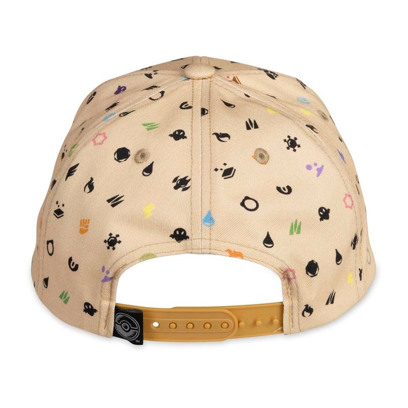 Pokémon Center Types Tan Structured Hat (One Size-Adult)