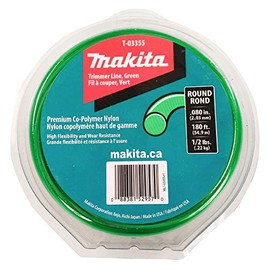 Makita T-03355 1/2-Pound Small Round .080" Green Trimmer Line