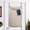 GORISEN Laundry Collector, Laundry Hamper, Door Hanging Laundry bag with