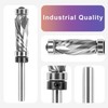 SpeTool Spiral Flush Trim Router Bit 1/4 Inch Shank Double