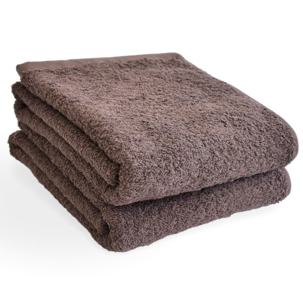 Slim Bath Towel, Imabari Towel, Certified, Set of 2, Thin,