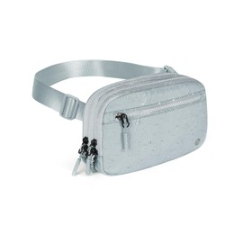 BALEAF Belt Bag Women Fanny Packs Crossbody Fashion Waist Pack Water Resistant Adjustable Strap 2L Light Grey