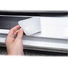 MINGCHUO 4 x impregnated carbon fibre stickers for car accessories, car threshold stickers, seat FR by Leon Ibiza Cupra