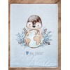 Herding Penguin Microfibre Fleece Blanket, 75 x 100 cm, 100%