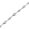 Silvershake Natural Moonstone 925 Sterling Silver Intertwined Cross 7 to