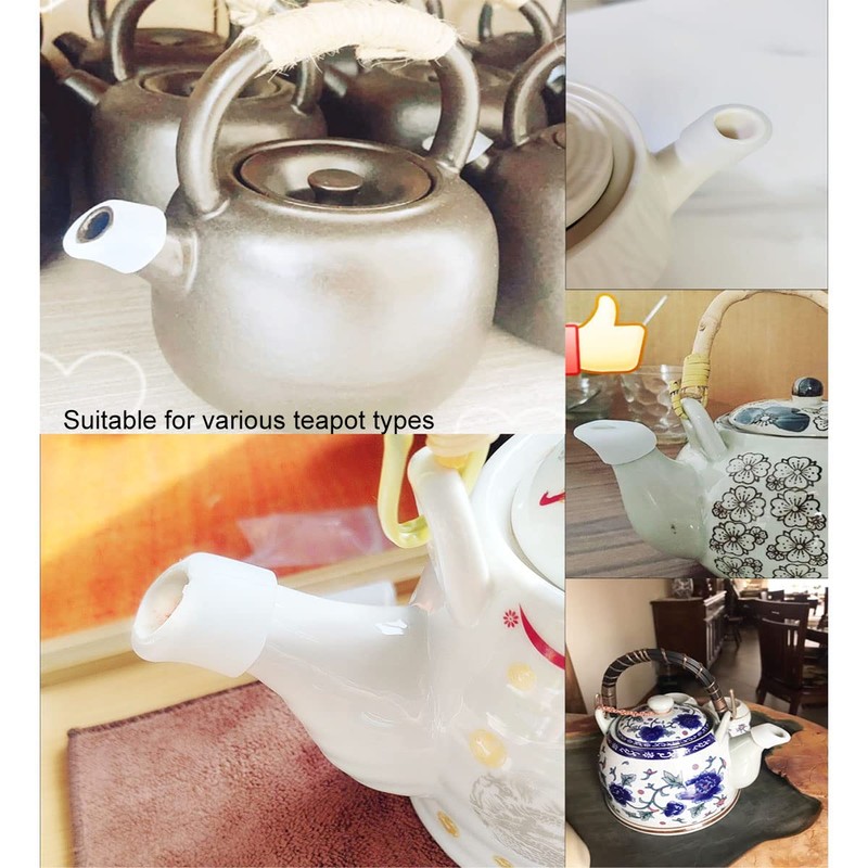 Teapot spout protectors，Silicone teapot spout cover sleeve leak-proof drip-proof teapot