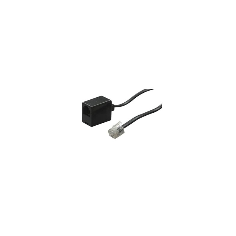 PRENDELUZ Telephone Cable RJ11 Plug 6P4C to Socket 6P4C 2.1