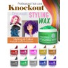 dye dyed Knockout Color Magic Hair Styling Wax (06 Magenta)