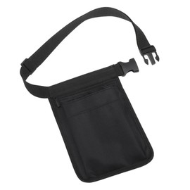 1Pc Medical Waist Bag Durable Nurse Organizer Pouch Multi Pocket Tool Storage for Garden Medical Use Belt Black