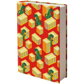 Fun Design, Easy Apply Book Cover 1 Pack. Stretchable Jumbo Jacket Fits Most Hardcover Textbooks Up to 9 x 11. Adhesive-Free, Nylon Fabric Protectors. Washable and Reusable School Supply for Students