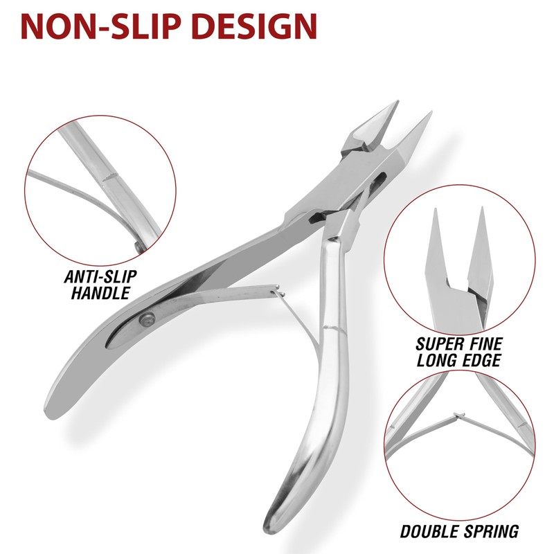 INGROWN Toe Nail Clippers Nippers Cutters Flame Point Podiatry Instrument