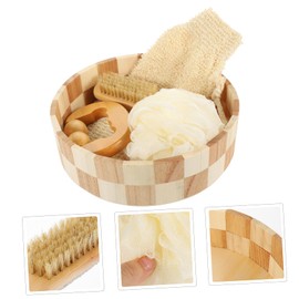 Angoily 1set Body Scrubber Set for Deep Skin Cleansing Exfoliating Tool Kit for Bathing Lightweight Design for Hard Reach Areas for Home and Dorm Use