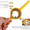 6Pcs PVC Thread Maker Tool, Pipe Threader Plumbing Tool Kit,