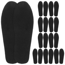 HEMOTON 10 Pairs Felt Warm Shoe Insoles,Felt Insole Men and Women,Thicken Felt Boot Shoe Insert Insoles, Winter Warm Shoe Boot Insoles,Warm and Comfy, Non-Slip Insoles for Winter Days,26.5CM