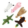 Best Pet Supplies 2-in-1 Stuffless Squeaky Dog Toys with Soft,